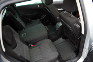 backseats of a car