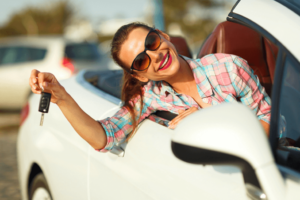 woman-used-car-keys