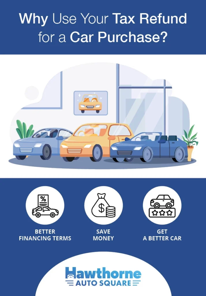 tax refund for car down payment